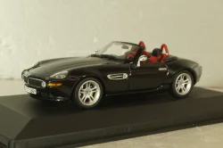 BMW Z8 Cabriolet (open) 1999, black, 431028730, Minichamps 1:43 Уценка!
