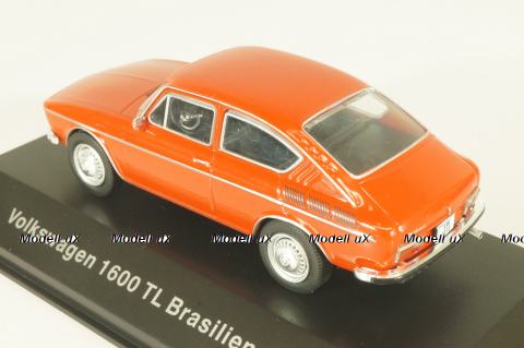 Volkswagen 1600 TL Brasilien 1972, red, Volkswagen Offizielle Modell-Sammlung, Altaya #12 1:43