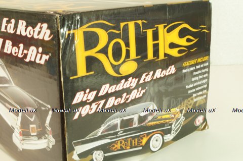 Chevrolet Bel Air Big Daddy Ed Roth 1969, L.e 150 pcs, black, A1807014TG, ACME 1:18