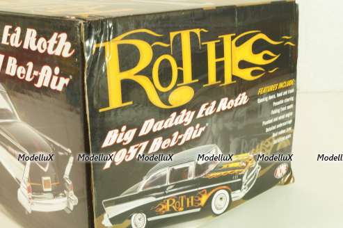 Chevrolet Bel Air Big Daddy Ed Roth 1969, L.e 150 pcs, black, A1807014TG, ACME 1:18
