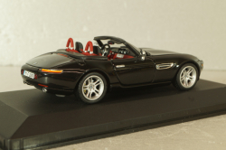 BMW Z8 Cabriolet (open) 1999, black, 431028730, Minichamps 1:43 Уценка!