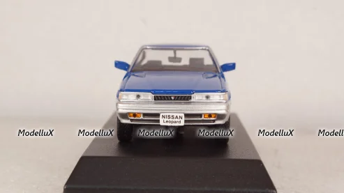 Nissan Leopard F31 1986, blue/silver, 420179, Norev 1:43