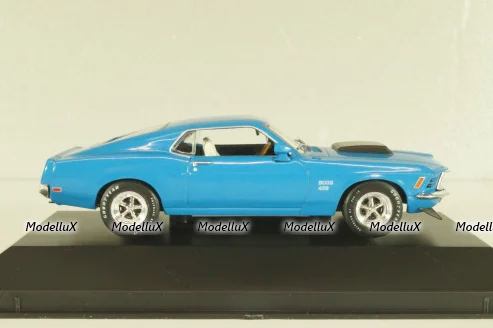 Ford Mustang Boss 429 1970, blue, DAM020, American cars, Altaya 1:43