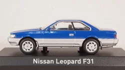 Nissan Leopard F31 1986, blue/silver, 420179, Norev 1:43