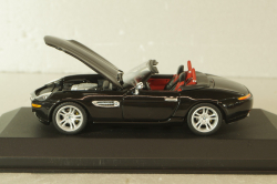 BMW Z8 Cabriolet (open) 1999, black, 431028730, Minichamps 1:43 Уценка!