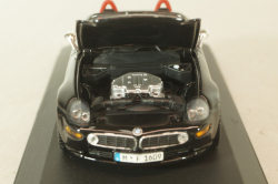 BMW Z8 Cabriolet (open) 1999, black, 431028730, Minichamps 1:43 Уценка!
