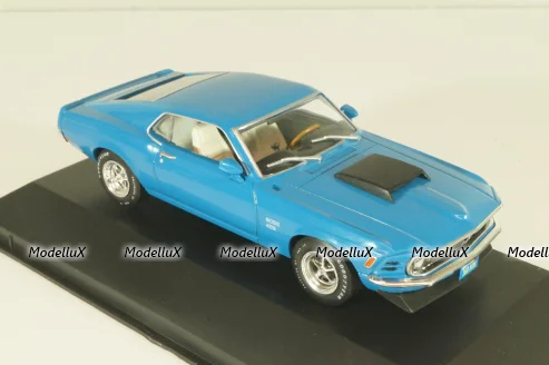Ford Mustang Boss 429 1970, blue, DAM020, American cars, Altaya 1:43