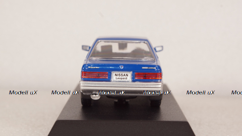 Nissan Leopard F31 1986, blue/silver, 420179, Norev 1:43