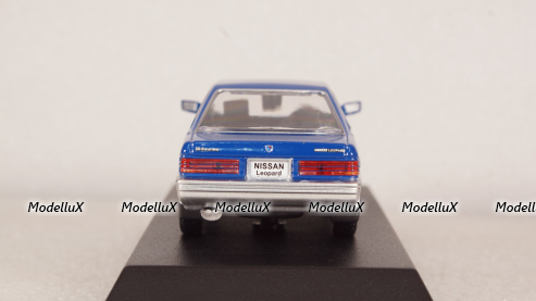 Nissan Leopard F31 1986, blue/silver, 420179, Norev 1:43