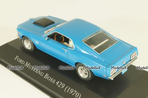 Ford Mustang Boss 429 1970, blue, DAM020, American cars, Altaya 1:43