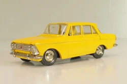 Москвич-408 А1, желтый, капот 2 зажима, Тантал/Радон 1:43