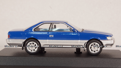 Nissan Leopard F31 1986, blue/silver, 420179, Norev 1:43