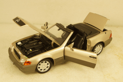 Mercedes 500SL 1989, smoke silver metallic, 183719, Norev 1:18