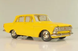 Москвич-408 А1, желтый, капот 2 зажима, Тантал/Радон 1:43