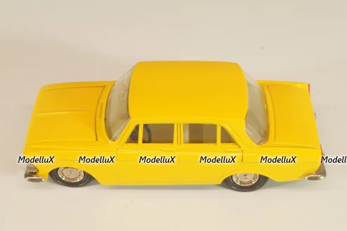 Москвич-408 А1, желтый, капот 2 зажима, Тантал/Радон 1:43