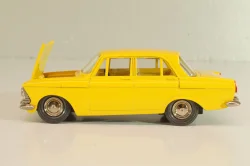 Москвич-408 А1, желтый, капот 2 зажима, Тантал/Радон 1:43