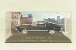 Ford Mustang Shelby GT500 1967 dark blue with white stripes, DAM001, American cars, Altaya 1:43