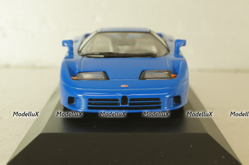 Bugatti EB 110 1991, blue, 430102110, Minichamps 1:43