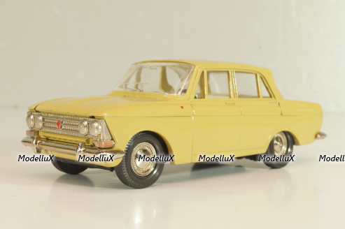 Москвич-408 А1, бежевый, капот 2 зажима, Тантал/Радон 1:43
