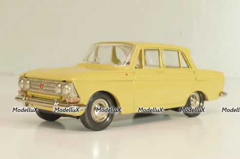 Москвич-408 А1, бежевый, капот 2 зажима, Тантал/Радон 1:43