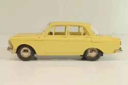 Москвич-408 А1, бежевый, капот 2 зажима, Тантал/Радон 1:43