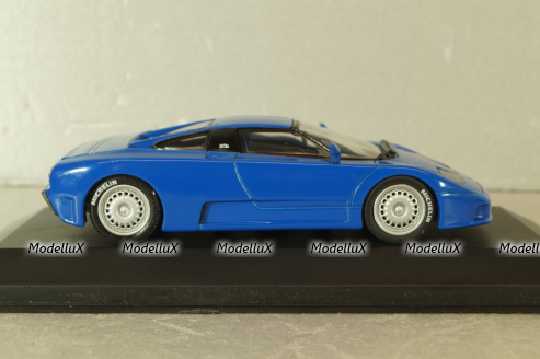 Bugatti EB 110 1991, blue, 430102110, Minichamps 1:43