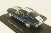 Ford Mustang Shelby GT500 1967 dark blue with white stripes, DAM001, American cars, Altaya 1:43