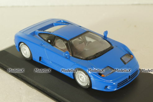 Bugatti EB 110 1991, blue, 430102110, Minichamps 1:43