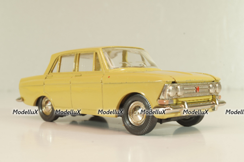 Москвич-408 А1, бежевый, капот 2 зажима, Тантал/Радон 1:43