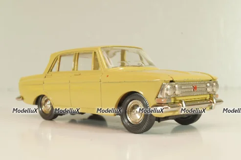 Москвич-408 А1, бежевый, капот 2 зажима, Тантал/Радон 1:43
