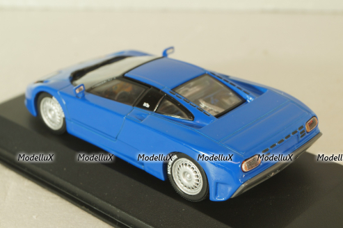 Bugatti EB 110 1991, blue, 430102110, Minichamps 1:43
