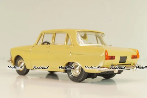 Москвич-408 А1, бежевый, капот 2 зажима, Тантал/Радон 1:43