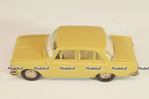 Москвич-408 А1, бежевый, капот 2 зажима, Тантал/Радон 1:43