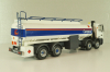 Pegaso Troner 1437, fuel tanker "Campsa" 1991, white with blue line, Camiones Espanoles, №1, Salvat 1:43
