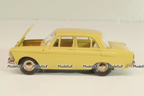 Москвич-408 А1, бежевый, капот 2 зажима, Тантал/Радон 1:43