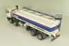 Pegaso Troner 1437, fuel tanker "Campsa" 1991, white with blue line, Camiones Espanoles, №1, Salvat 1:43