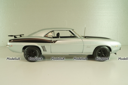 Chevrolet Copo Camaro (built by Dick Harrell) 1969, L.e 228 pcs, silver, A1805725B, ACME 1:18