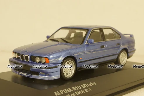 BMW 5-series Alpina B10 BiTurbo (E34), Blue,1994, SL4310401, Solido 1:43
