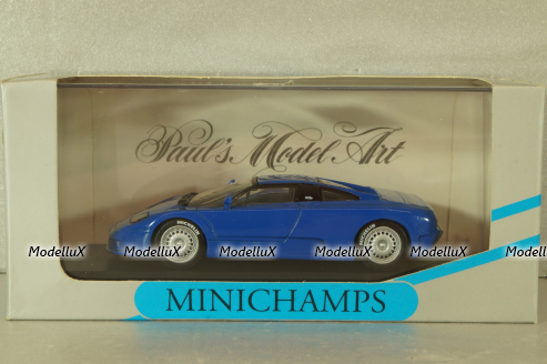 Bugatti EB 110 1991, blue, 430102110, Minichamps 1:43