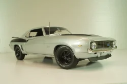 Chevrolet Copo Camaro (built by Dick Harrell) 1969, L.e 228 pcs, silver, A1805725B, ACME 1:18