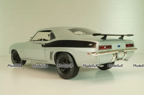 Chevrolet Copo Camaro (built by Dick Harrell) 1969, L.e 228 pcs, silver, A1805725B, ACME 1:18