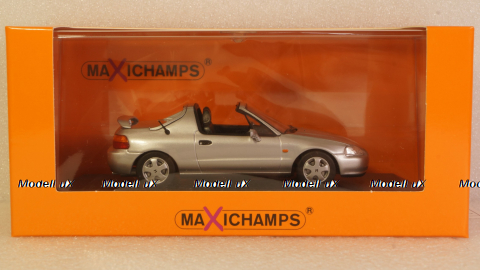 Honda CR-X del Sol 1992, silver, 940191931, Maxichamps 1:43