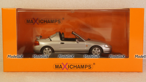 Honda CR-X del Sol 1992, silver, 940191931, Maxichamps 1:43