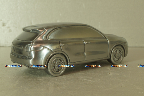 Porsche Cayenne (958) Turbo, silver, Porsche Dealer 1:43