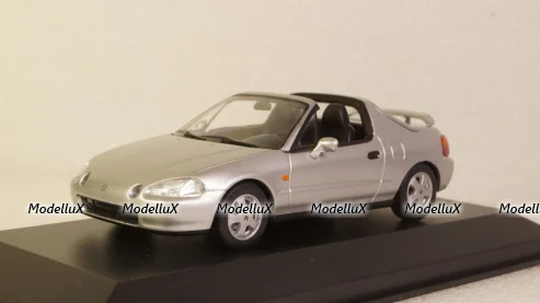Honda CR-X del Sol 1992, silver, 940191931, Maxichamps 1:43