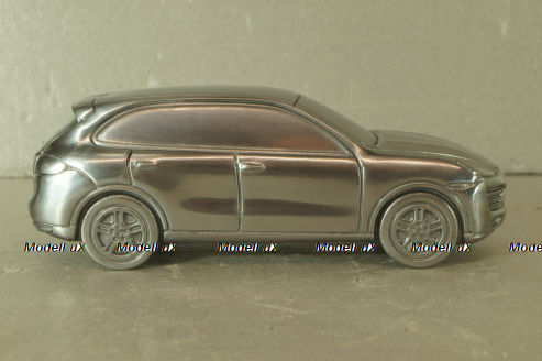 Porsche Cayenne (958) Turbo, silver, Porsche Dealer 1:43