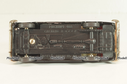 Москвич-408 А1, черный, Тантал/Радон 1:43
