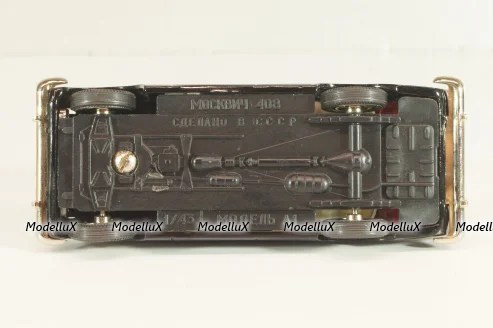 Москвич-408 А1, черный, Тантал/Радон 1:43