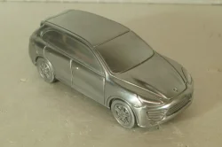 Porsche Cayenne (958) Turbo, silver, Porsche Dealer 1:43