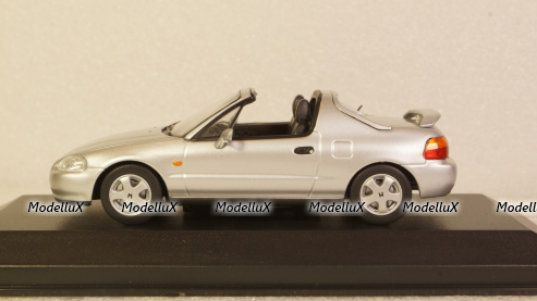 Honda CR-X del Sol 1992, silver, 940191931, Maxichamps 1:43